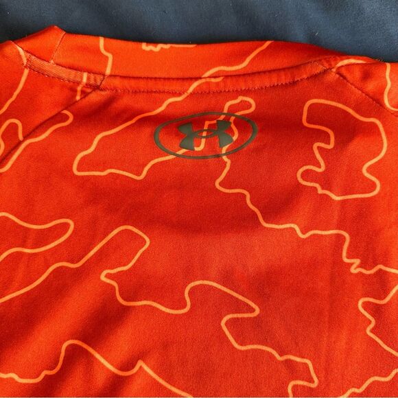 Under Armour Orange Short Sleeve Tee LG - Picture 6 of 7
